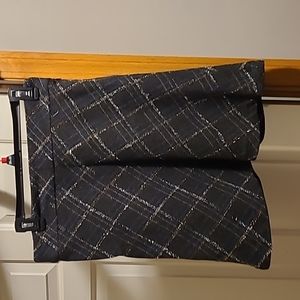 Wool knee length skirt